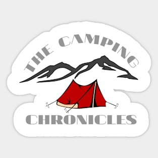 The Camping chronicles Sticker